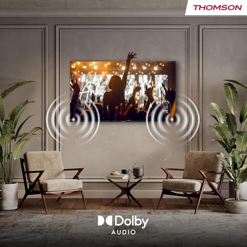 Thomson TV 50 tum (126 cm) 4K UHD Smart Fire TV, Alexa Röststyrning, Trippel tuner (DVB-T/T2/C/S/S2), Dolby Vision, Dolby Atmos, HDR10, HDMI 2.1, WiFi, Bluetooth - 50UF4S35