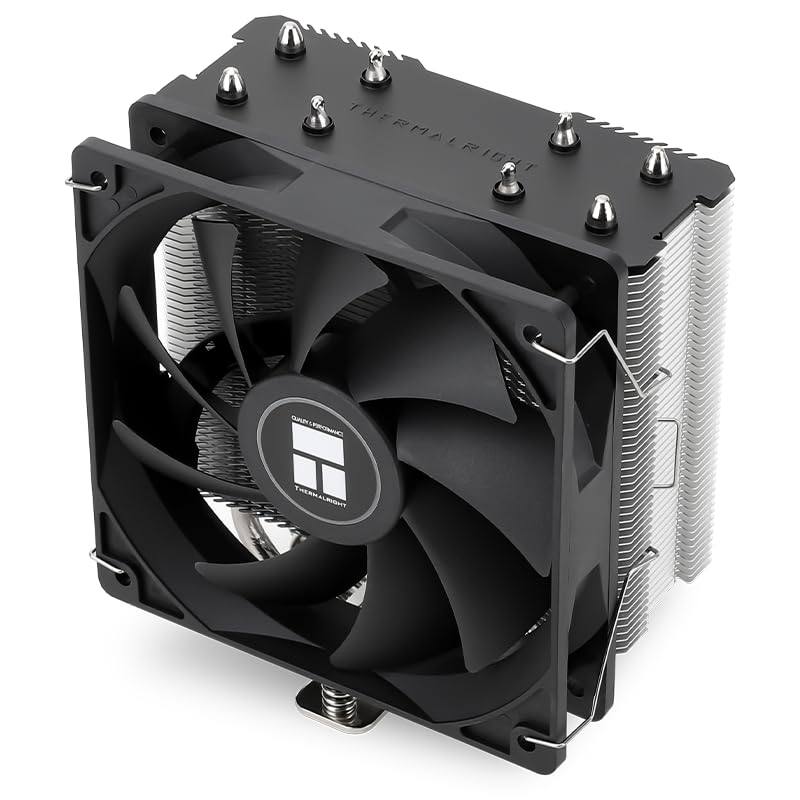 TR AssassinX120 SE vit ARGB CPU-luftkylare, 4 värmerör, TL-C12CW-S PWM Quiet Fan CPU-kylare med S-FDB-lager, för AMD AM4 AM5/Intel 1700/1150/1151/1200, PC-kylare
