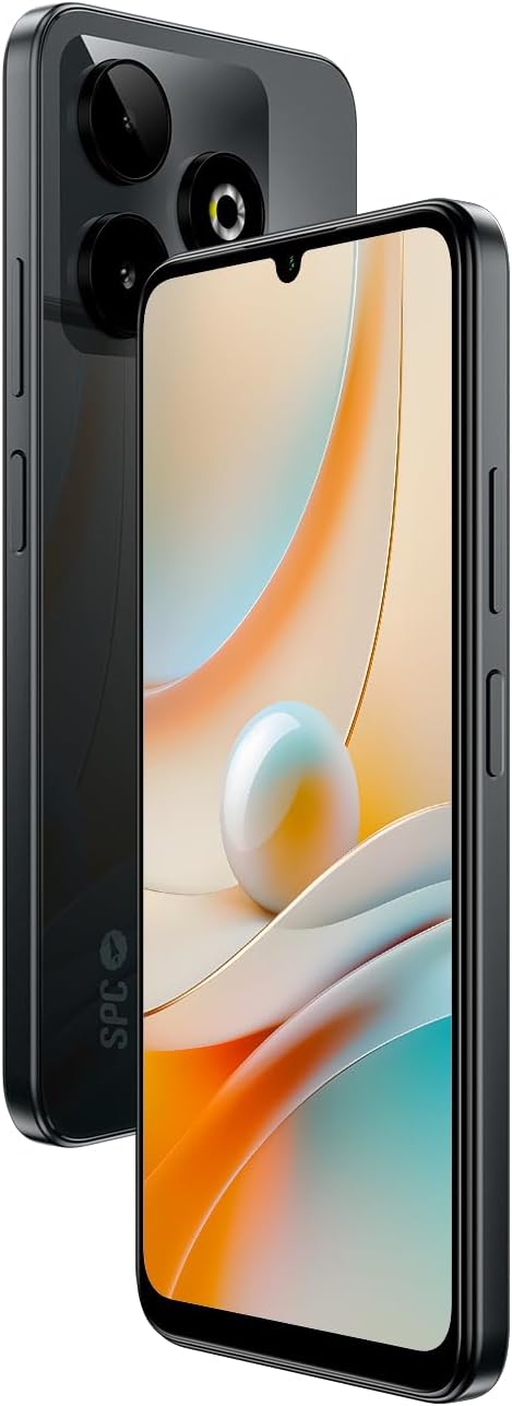 SPC Discovery 3 Pro – Smartphone 6,7 tum IPS 120 Hz | 256 GB int. Minne 8 GB RAM | Triple AI 50 MP kamera 32 MP selfiekamera | NFC eSIM | Android 14 | 5 000 mAh batteri snabbladdning – färg lunar mist