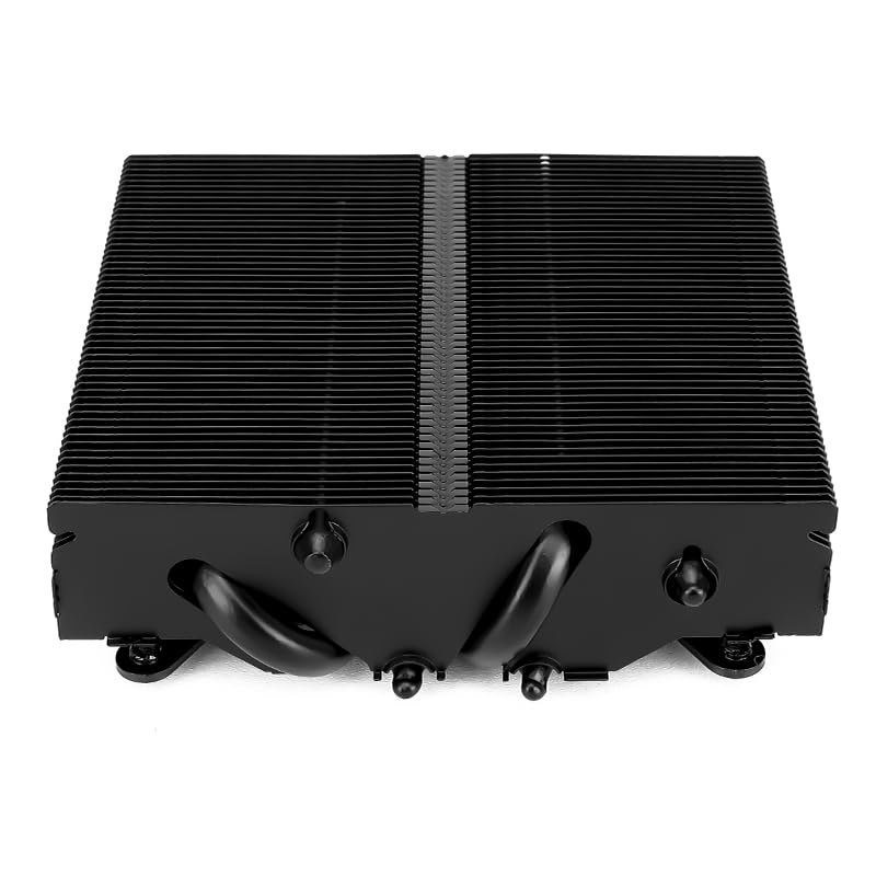 Thermalright TR AXP90-X47 CPU-luftkylare med låg profil, svart CPU-kylare med 90 mm PWM rak fläkt, 4 värmerör, höjd 47 mm, för AMD AM4 AM5/Intel LGA 1700/115X/1851