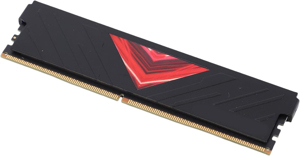 SUNGOOYUE 8GB DDR4 RAM 3200MHz Desktop Memory Module, 2x8GB Kit med Aluminiumfodral för Speldator, CL18 22 22 42, 1,35V (Svart)