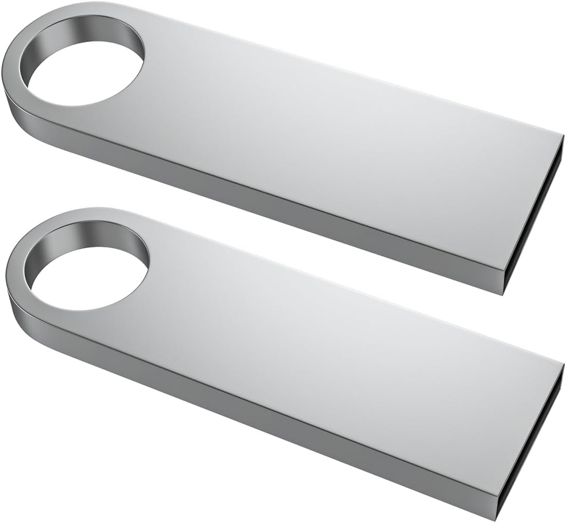 USB-minne 8 GB 10 stycken, ABLAZE mini minne minne vattentät 8 GB USB-sticks metall 10-pack för bärbar dator, dator, TV, bil