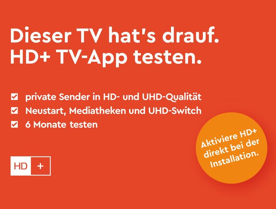 Telefunken QLED VIDAA QU50VP750S Smart TV 50 tum 4K UHD, HDR med Dolby Vision, Dolby Atmos, trippel tuner och 6 månader HD+ ingår, svart