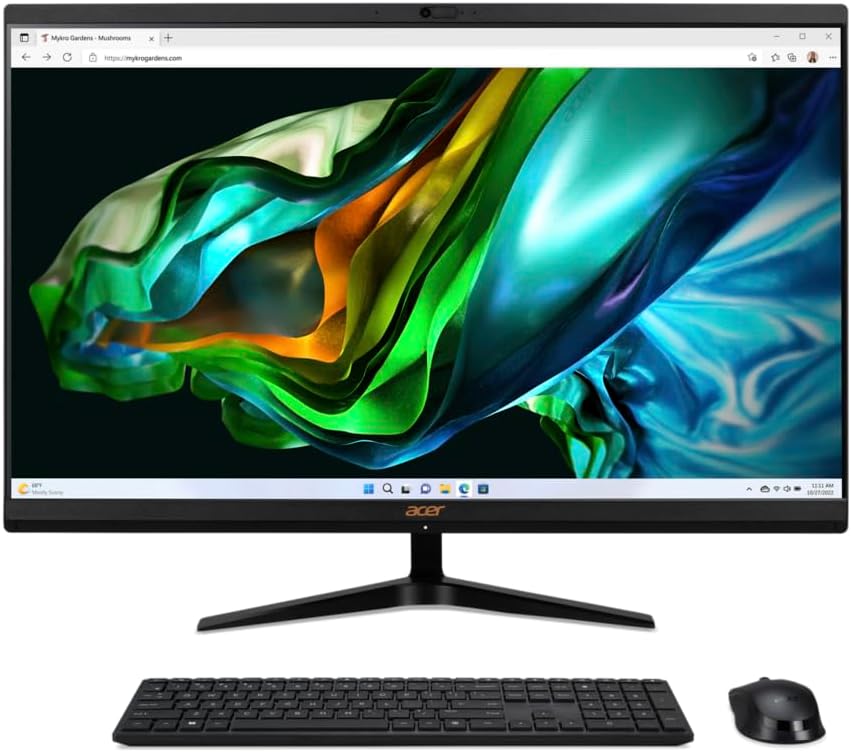 Acer Aspire C27-1800 27 tum FHD LED LCD (Intel Core i5-12450H, 16 GB DDR4, 1024 GB SSD, trådlöst tangentbord och trådlös mus) – Windows 11 Home