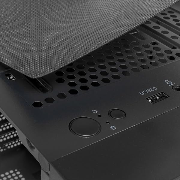 UNYKAch Revelat Madeira Black ATX-fodral med härdat glassida, lämpligt för kort upp till 425 mm och vätskekylning upp till 360 mm