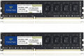 Timetec 16GB (2x8GB) DDR3L / DDR3 1600MHz PC3L-12800 / PC3-12800 Ingen ECC Obuffrad 1,35V / 1,5V CL11 2Rx8 Dual Rank 240 Pin UDIMM Stationär dator RAM-minne (SDRAM) uppgraderingsmodul
