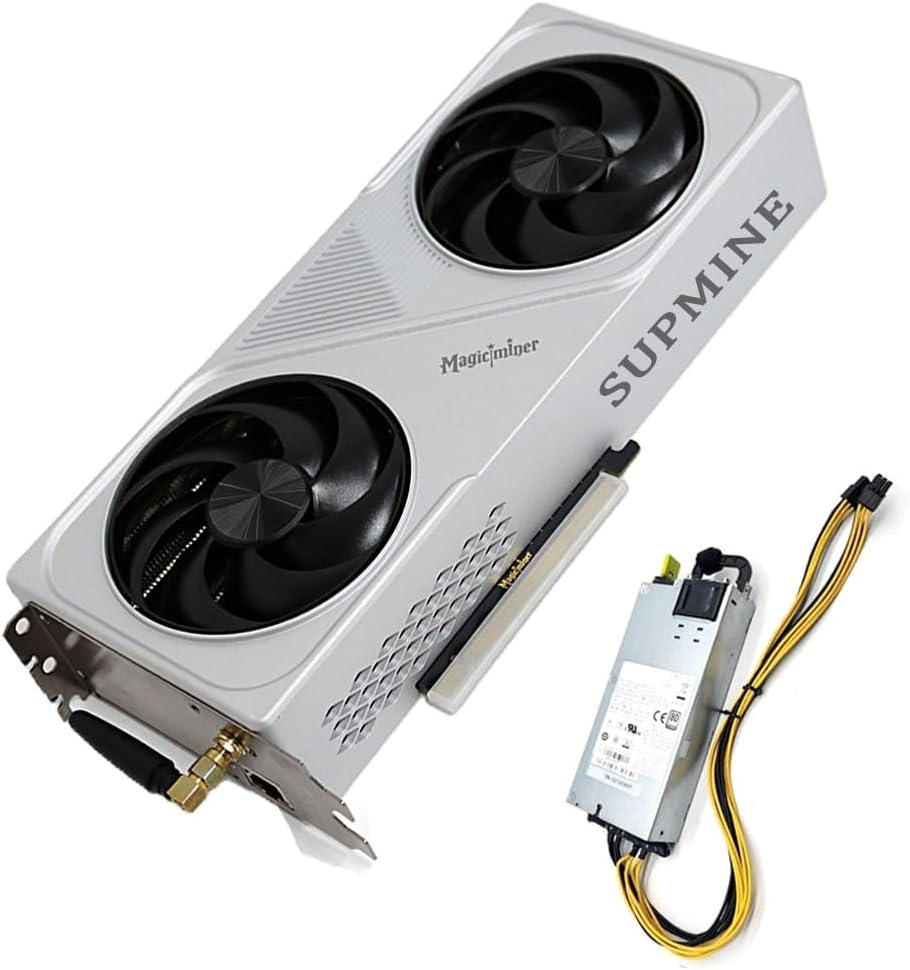 Magic BG02 Bitcoin Miner, 150 W effekt, 7 TH/s, SHA-256 ASIC Miner, Tyst drift, WiFi, med PSU, i lager