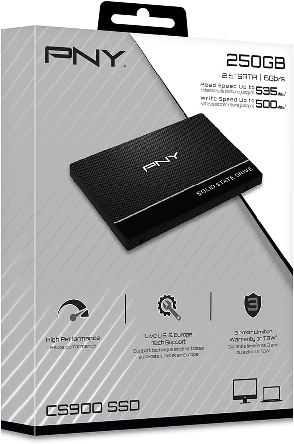 PNY CS900 500GB intern SSD SATA III 2.5"