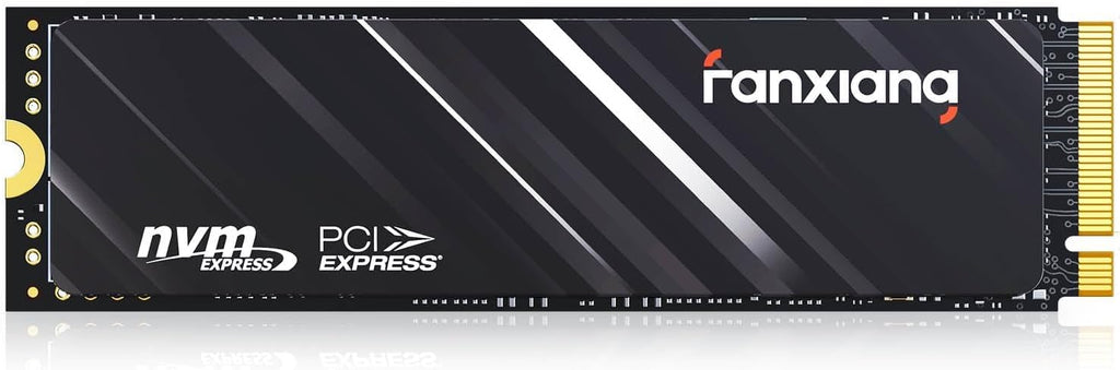 fanxiang 1 TB NVMe PCIe 4X4 M.2 2280 SSD upp till 4800 MB/s 3D NAND SSD kompatibel med PS5 — perfekt för spelare och proffs — S690Q
