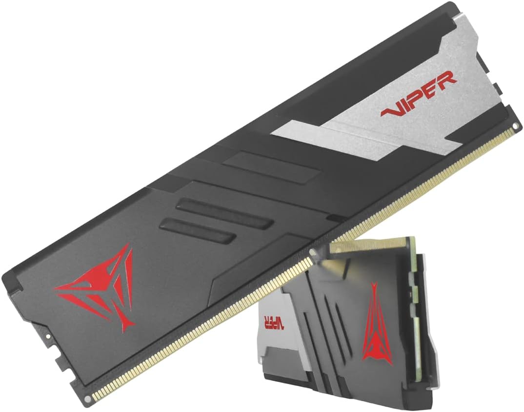 Patriot Viper Venom 5 GAMING DDR5 RAM 32GB (2X16GB) 6000MT/s CL30 UDIMM skrivbordsminnessats för Gaming - PVV532G600C30K