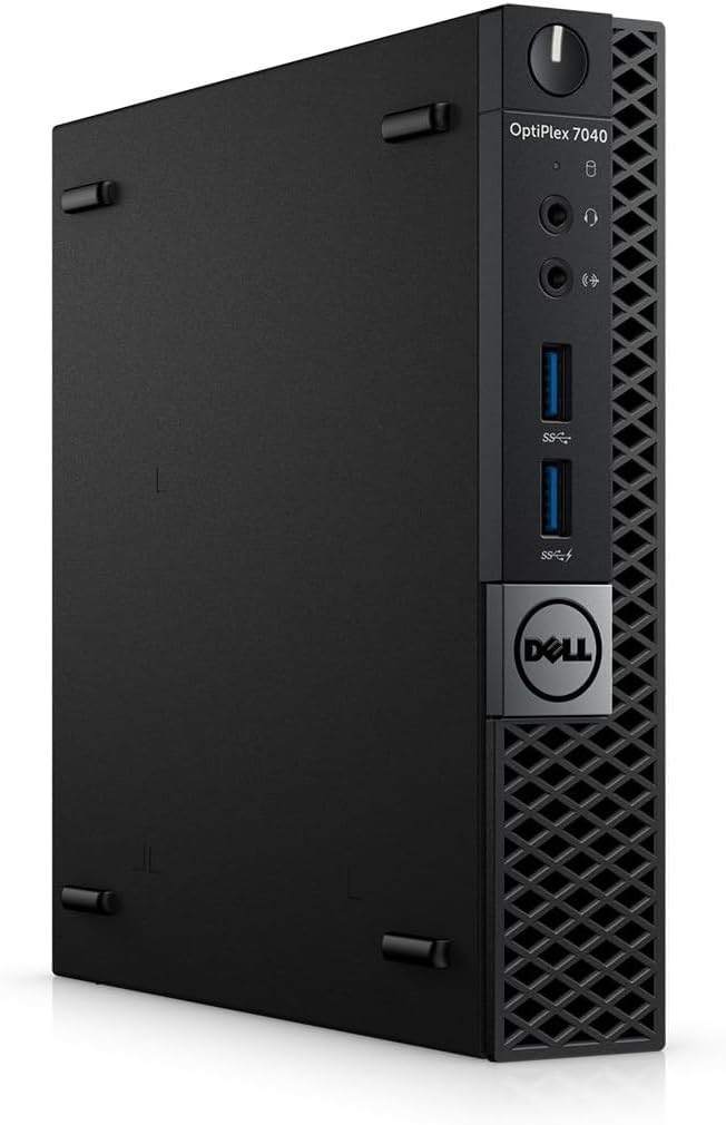 Dell OptiPlex 7040 Mini Intel i5-6500T Multimediadator 16GB RAM 512GB SSD 4-Kärnor 3,2GHz USB 3.0 | Wi-Fi | Windows 11 Pro 64-bit med USB-Flash-Disk