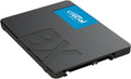 Crucial BX500 SATA SSD 2TB, 2,5" Intern SSD (Solid State Drive), Upp till 540 MB/s, Kompatibel med Laptop och Desktop (PC), 3D NAND, Dynamisk Skrivacceleration - CT2000BX500SSD101