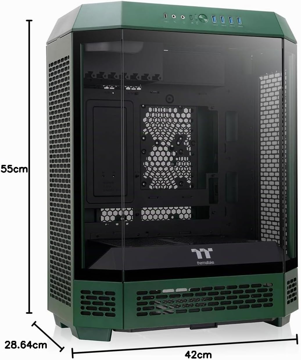 Thermaltake The Tower 600 Mid Tower Chassis | Hidden Connector | Gravel Sand