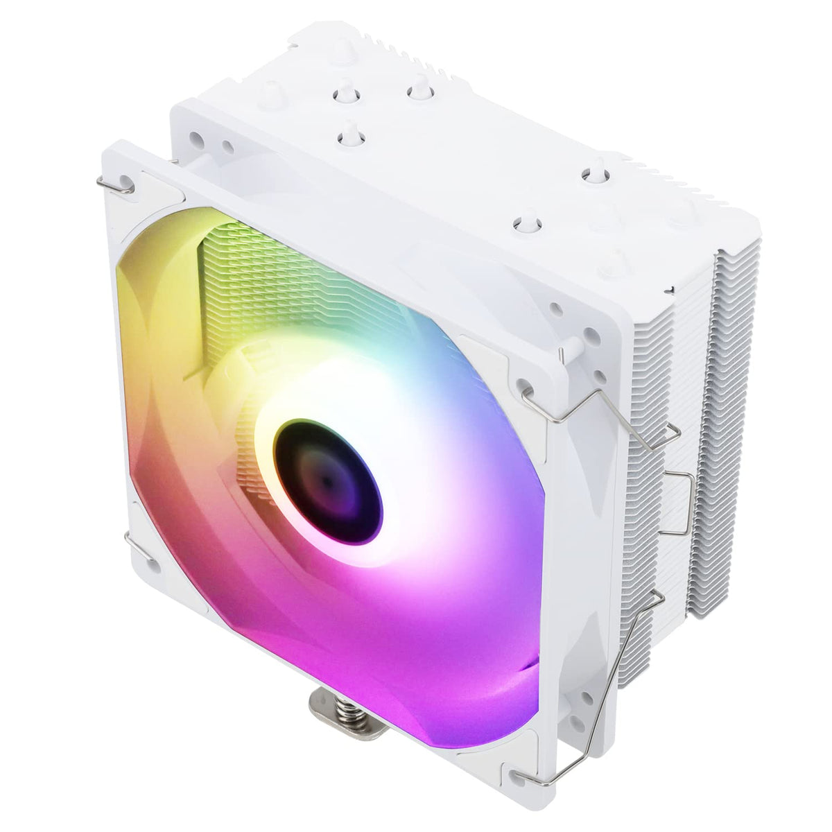 TR Assassin King 120 SE White ARGB CPU-luftkylare, 5 värmerör TL-C12CW-S PWM tyst CPU-kylare, för AMD AM4 AM5/Intel 1151/1150/1200/1700