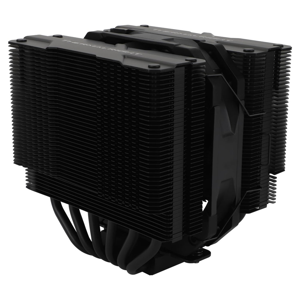 Thermalright Peerless Assassin 120 MINI Svart CPU, 6 värmeledningar, 120 mm, PWM-fläkt TL-D12B, höjd 135 mm, dubbeltorns-kylning, för AMD AM4 AM5/Intel LGA 1851/1700/1150/1151/1200/2011