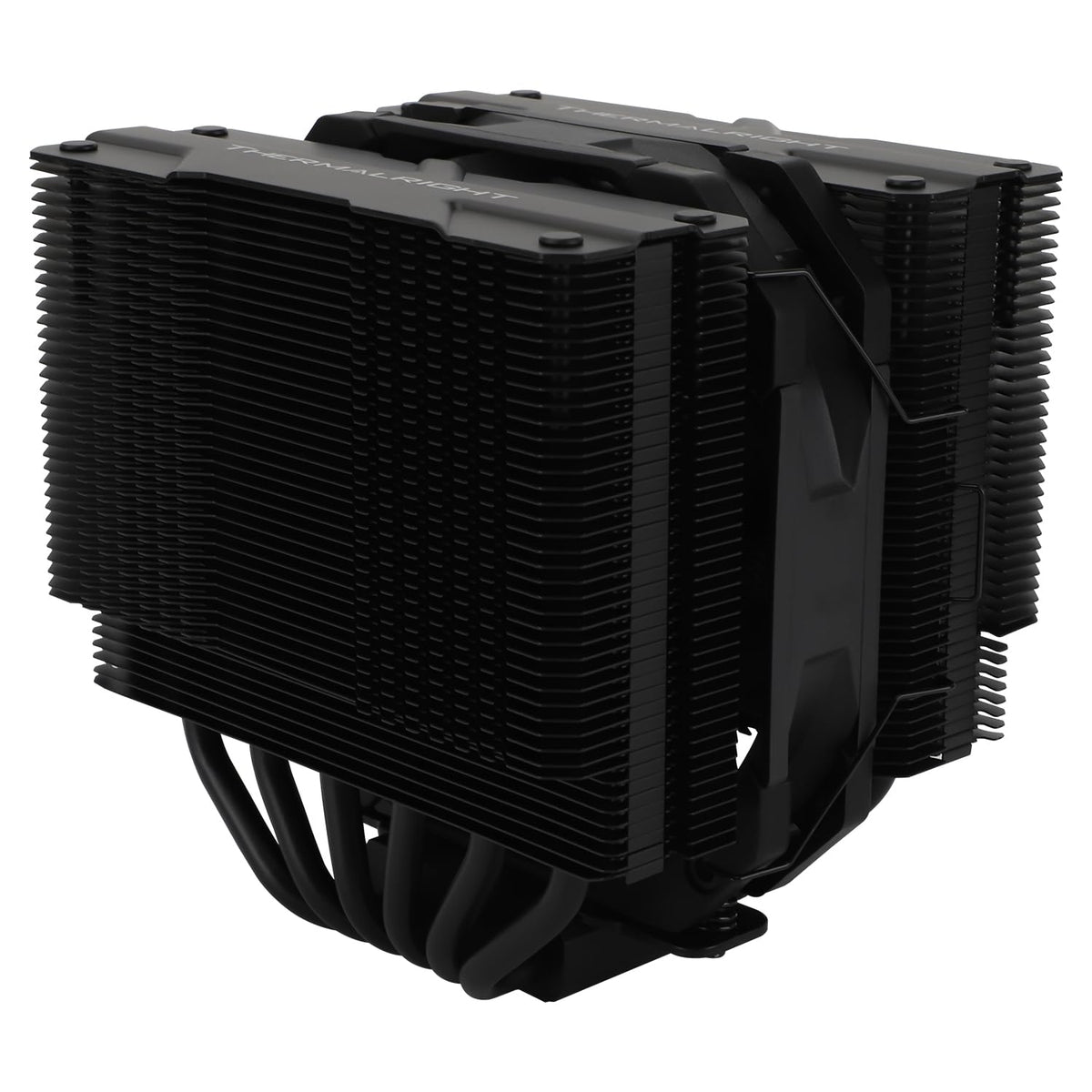 Thermalright Peerless Assassin 120 MINI Svart CPU, 6 värmeledningar, 120 mm, PWM-fläkt TL-D12B, höjd 135 mm, dubbeltorns-kylning, för AMD AM4 AM5/Intel LGA 1851/1700/1150/1151/1200/2011
