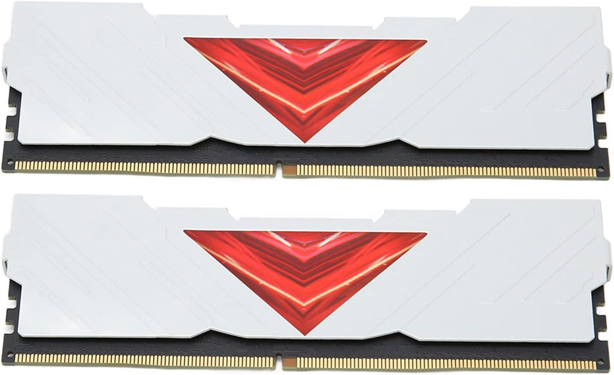 SUNGOOYUE 8GB DDR4 RAM 3200MHz Desktop Memory Module, 2x8GB Kit med Aluminiumfodral för Speldator, CL18 22 22 42, 1,35V (Svart)