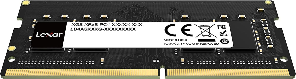 Lexar THOR DDR4 RAM 16GB kit 2x8GB 3 200 MHz, DRAM 288-Pin UDIMM Desktop Memory, XMP 2.0 Högpresterande Datorminne, CL16-18-18-38, 1.35V LD4BU008G-R3200GDXG, THOR 3200 MHz, 16GB Kit (2x8GB)