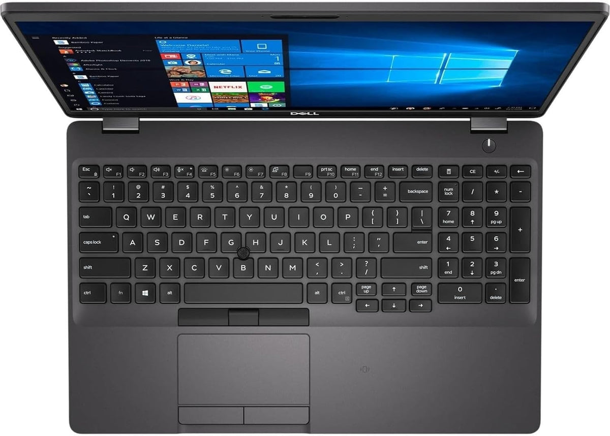 Dell Latitude 5500 Bärbar dator | 15,6 tum | 1920 x 1080 | Intel Core i5-8365U | 16 GB DDR4 RAM | 512 GB NVMe | US -QWERTY | Windows 11 Pro | 1 års garanti | (renoverad)