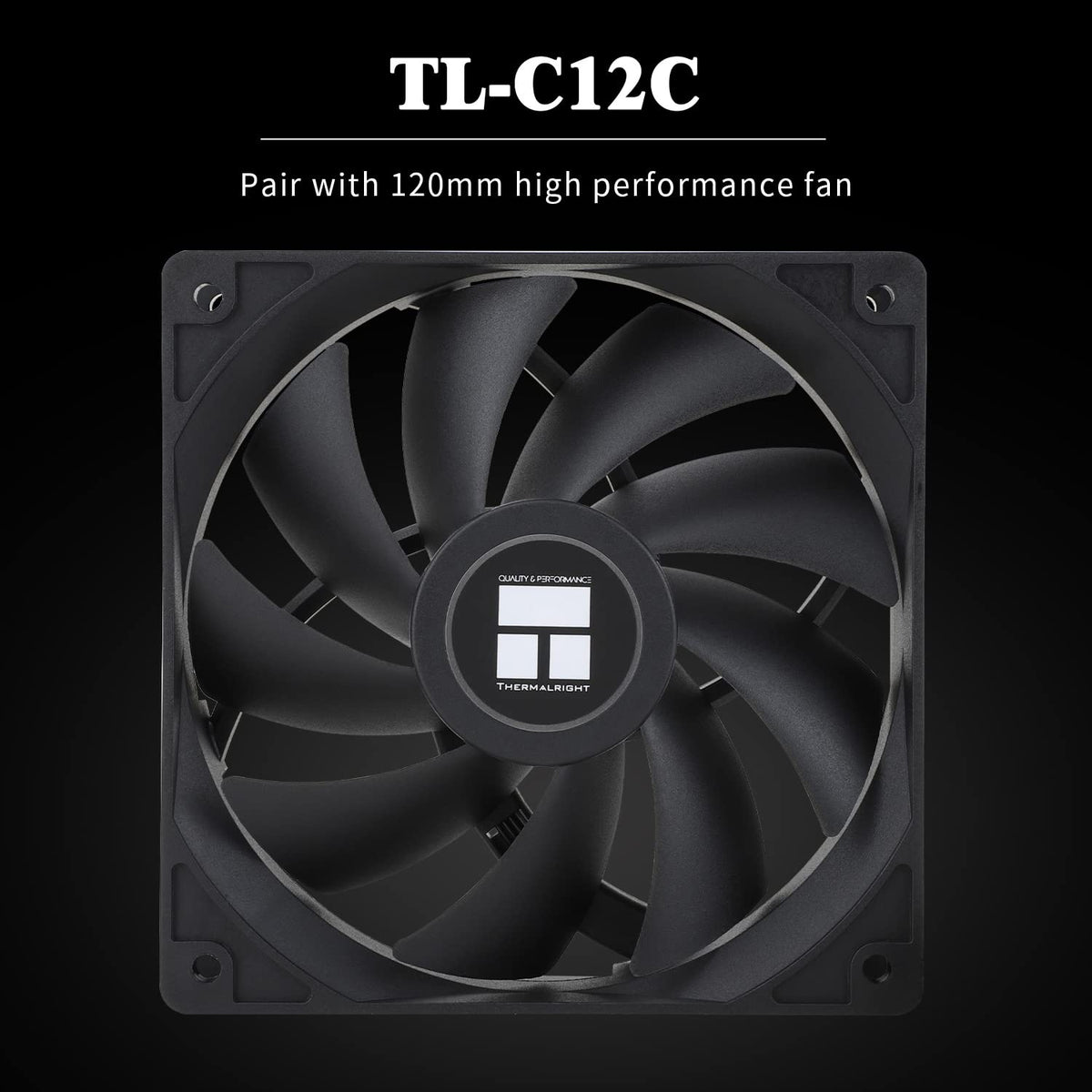 TR AssassinX120 SE vit ARGB CPU-luftkylare, 4 värmerör, TL-C12CW-S PWM Quiet Fan CPU-kylare med S-FDB-lager, för AMD AM4 AM5/Intel 1700/1150/1151/1200, PC-kylare