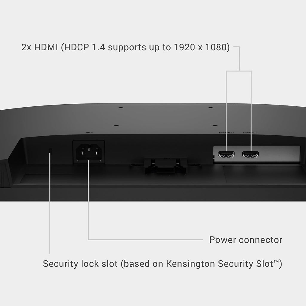 Dell 24 Monitor - SE2426H - 23.8-inch FHD (1920x1080) 144Hz 1ms Display, in-Plane Switching (IPS) Technology, AMD FreeSync™, TÜV 3-Star 2X HDMI, Tilt