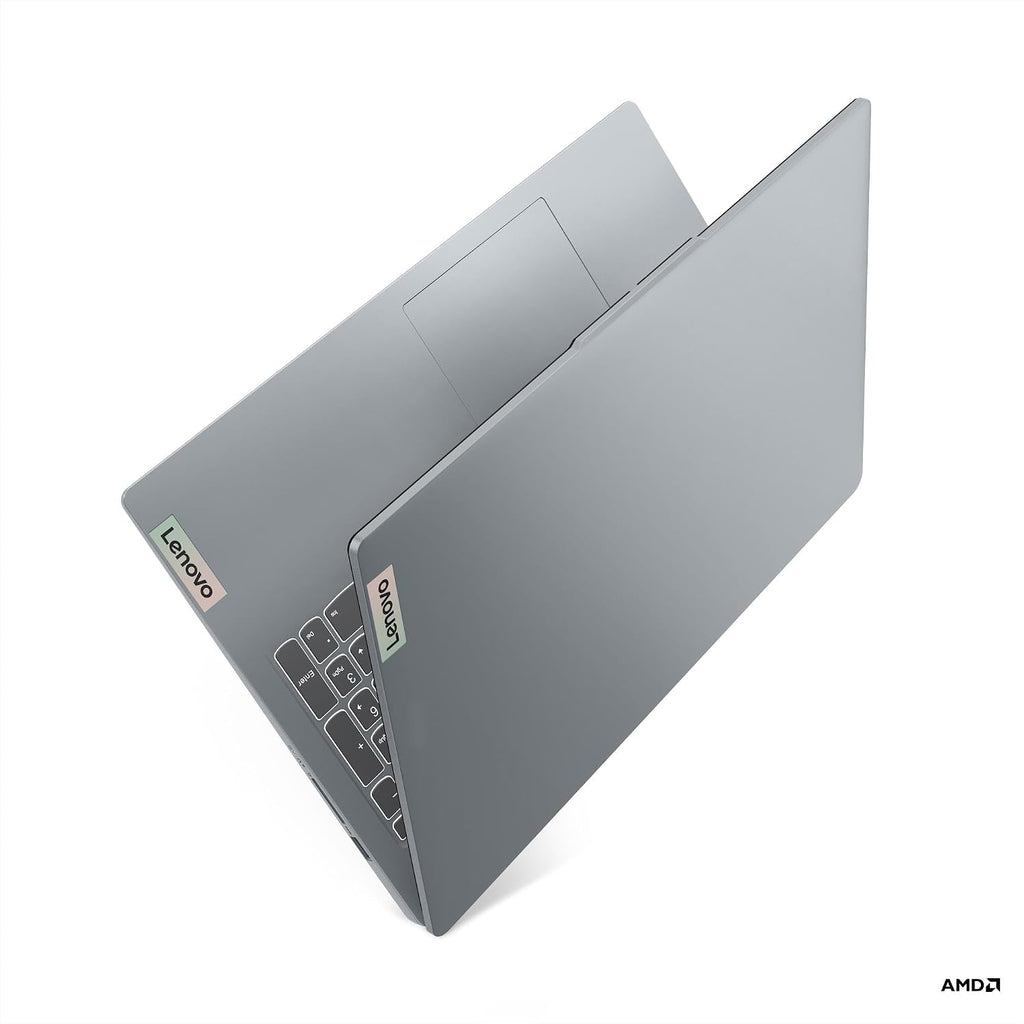 Lenovo IdeaPad Slim 3 82XQ012QMX 15,6" bärbar dator, Windows 11 Home S, grå – Full HD, Ryzen 3, 8GB RAM, 128GB SSD