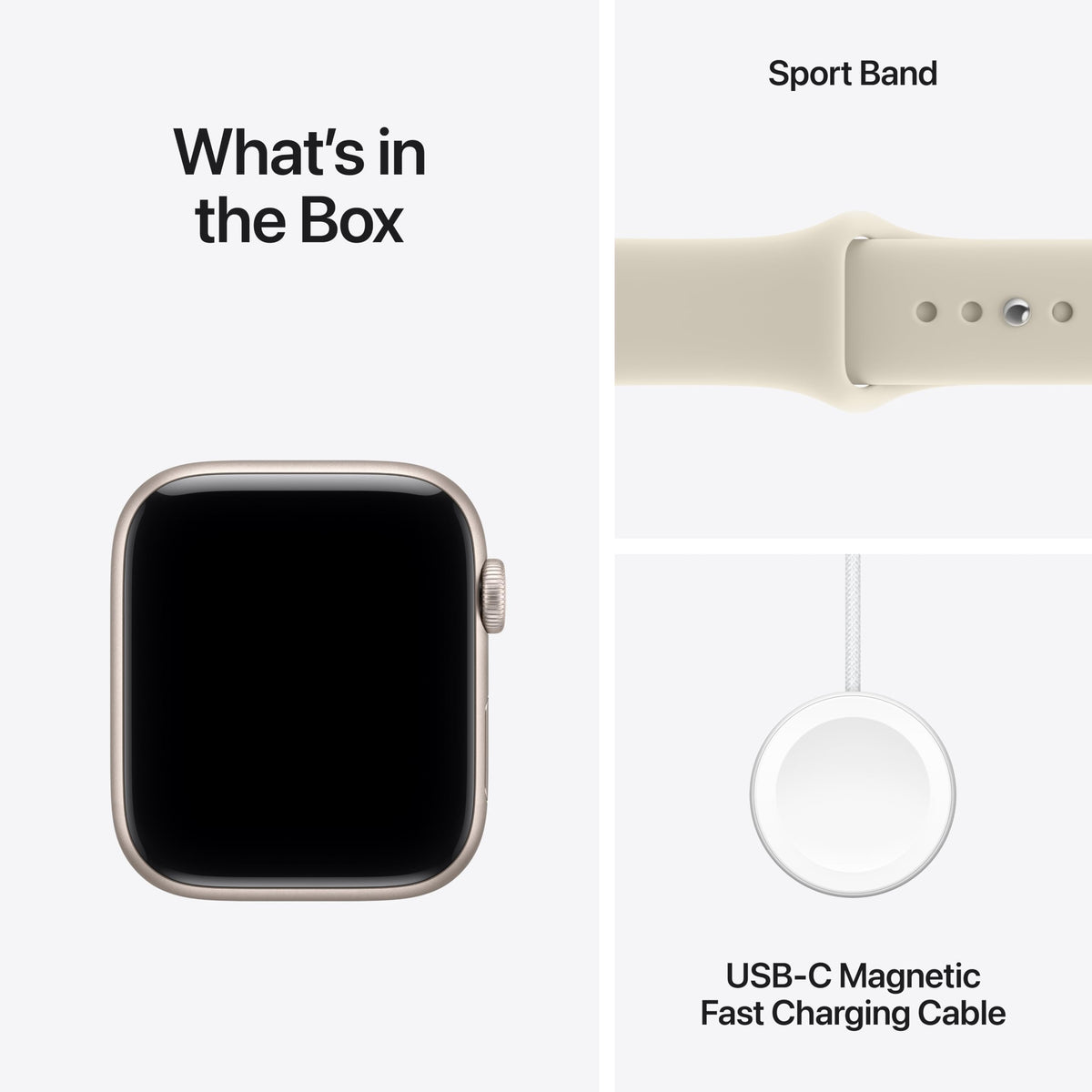 Apple Watch SE 3 [GPS 40mm] Smartwatch with Starlight Aluminum Case with Starlight Sport Band - S/M. Fitness and Sleep Trackers, Heart Rate Monitor, Always-On Display, Water Resistant
