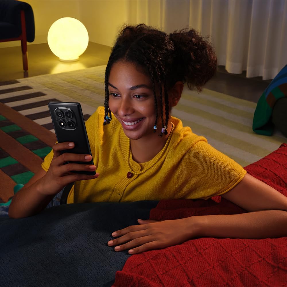 Xiaomi Redmi Note 14 5G Smartphone, 8+256 GB, lila, 108 MP AI-kamerasystem, 5 500 mAh batteri, 120 Hz ögonvårdsdisplay, AI-funktioner (laddare ingår inte)