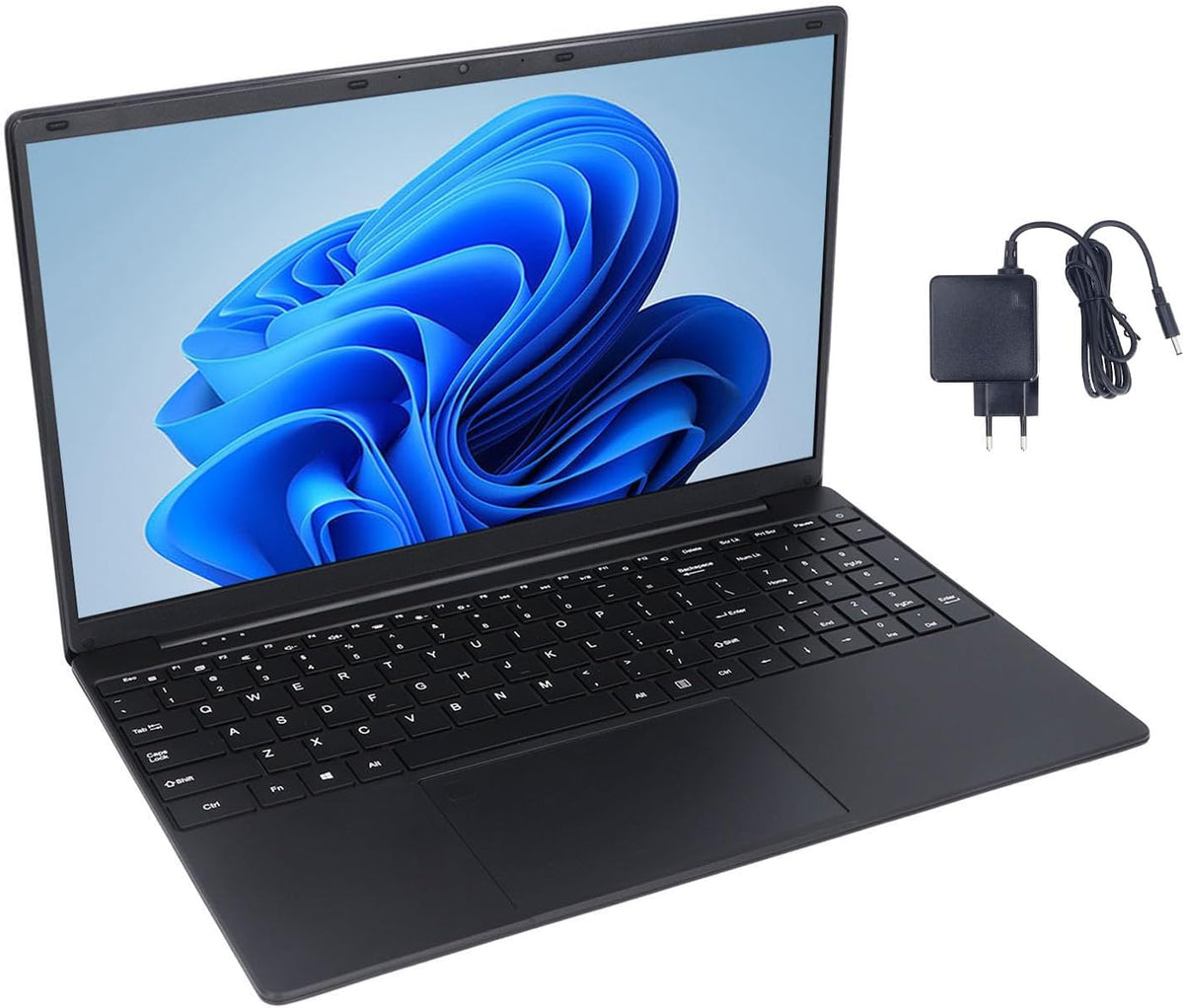 15,6 Tums Bärbar Dator, USB3.0 5G Dual Band Laptop PC 4.2 Fingerprint Reader for Business för 11 Pro för N5095 CPU (#1)