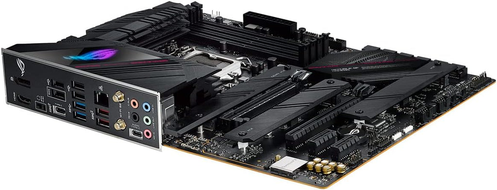 ASUS ROG Strix B760-I Gaming WiFi - Intel B760 LGA 1700 Mini ITX moderkort (DDR5, 8 + 1 DrMOS, PCIe 5.0, 2 x PCIe 4.0 M.2, wifi 6E, 2.5G Ethernet, USB 3.2 Gen 2 x 2 Type-C, Aura Sync RGB)