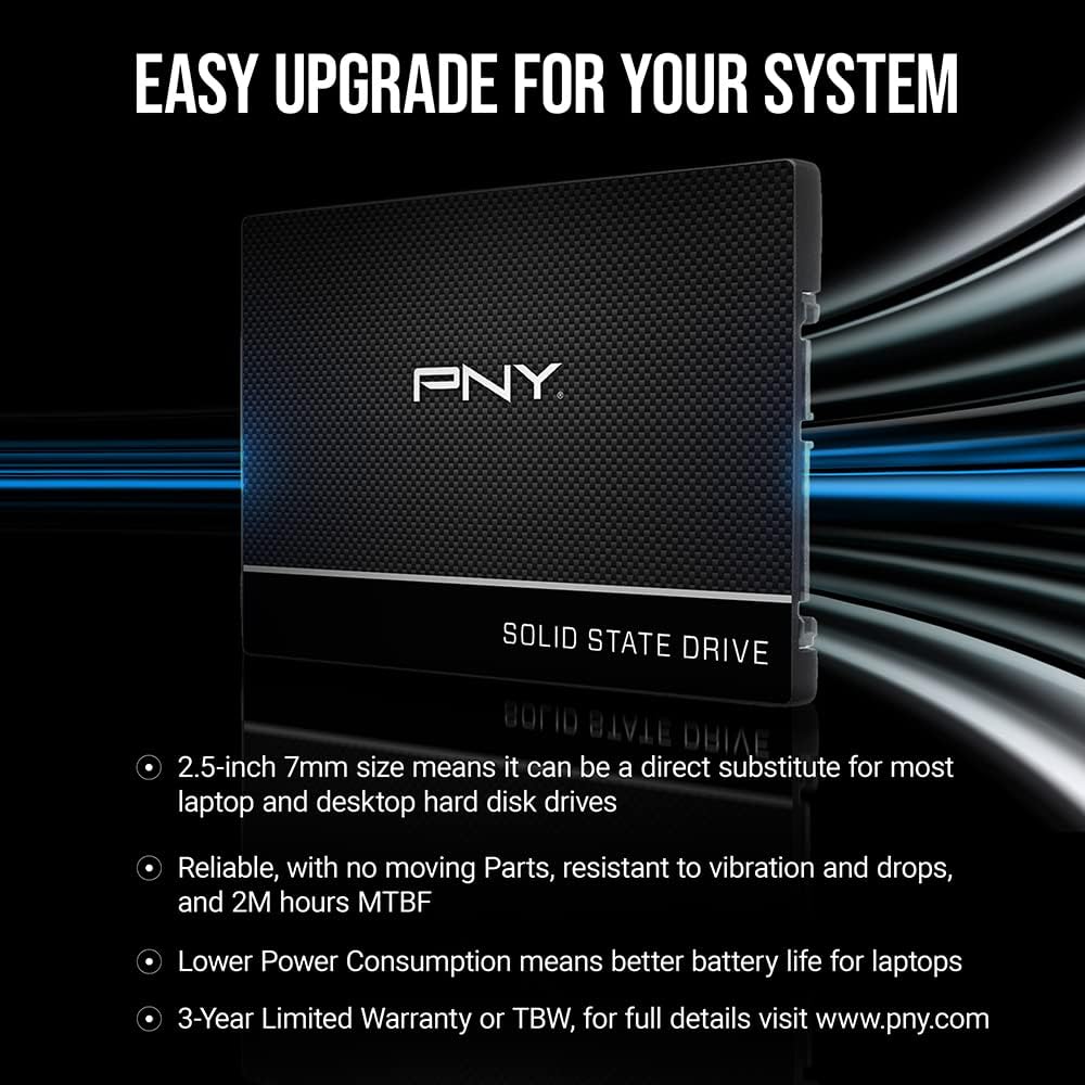 PNY CS900 500GB intern SSD SATA III 2.5"