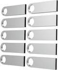 USB-minne 8 GB 10 stycken, ABLAZE mini minne minne vattentät 8 GB USB-sticks metall 10-pack för bärbar dator, dator, TV, bil