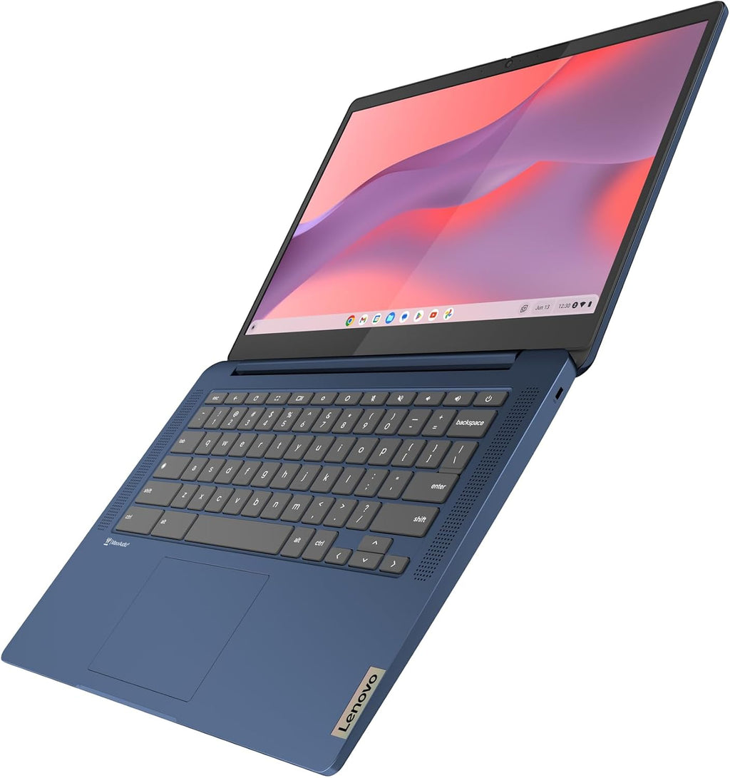 Lenovo Laptop 82XJ000WMX IdeaPad Slim 3 Chromebook - 15,6" FHD (1920x1080) | MediaTek Kompanio 520 | RAM 4GB | 128GB eMMC | ChromeOS | Nordiskt tangentbord - Arctic Grey