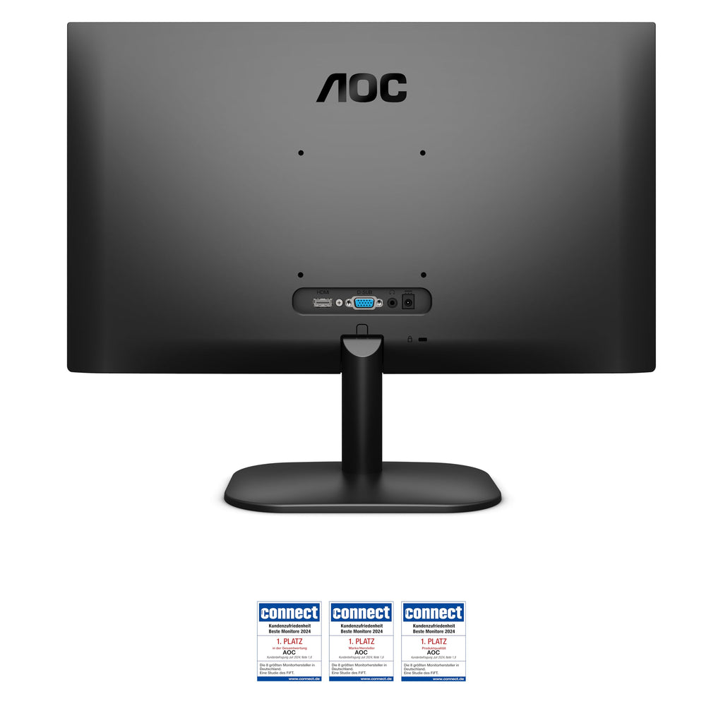 AOC 27B3HA2 - 27 Inch FHD Monitor, 100Hz, IPS, 1ms, FlickerFree, Speakers, 3 sided Frameless, LowBlue Light (1920 x 1080, 250 cd/m2, HDMI 2.0 / DP 1.4)