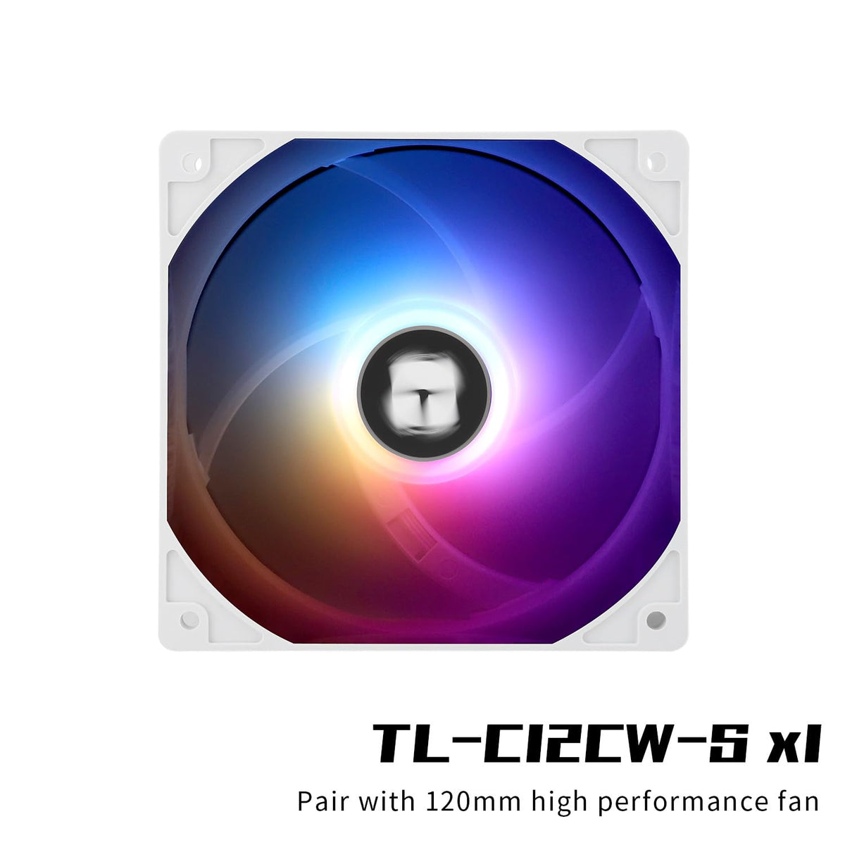 Thermalright Assassin X 120 SE vit CPU luftkylare, 4 värmerör, TL-C12CW-S PWM tyst fläkt CPU kylare med S-FDB-lager, för AMD AM4 AM5/Intel LGA1700/1150/1151/155/1156/1200