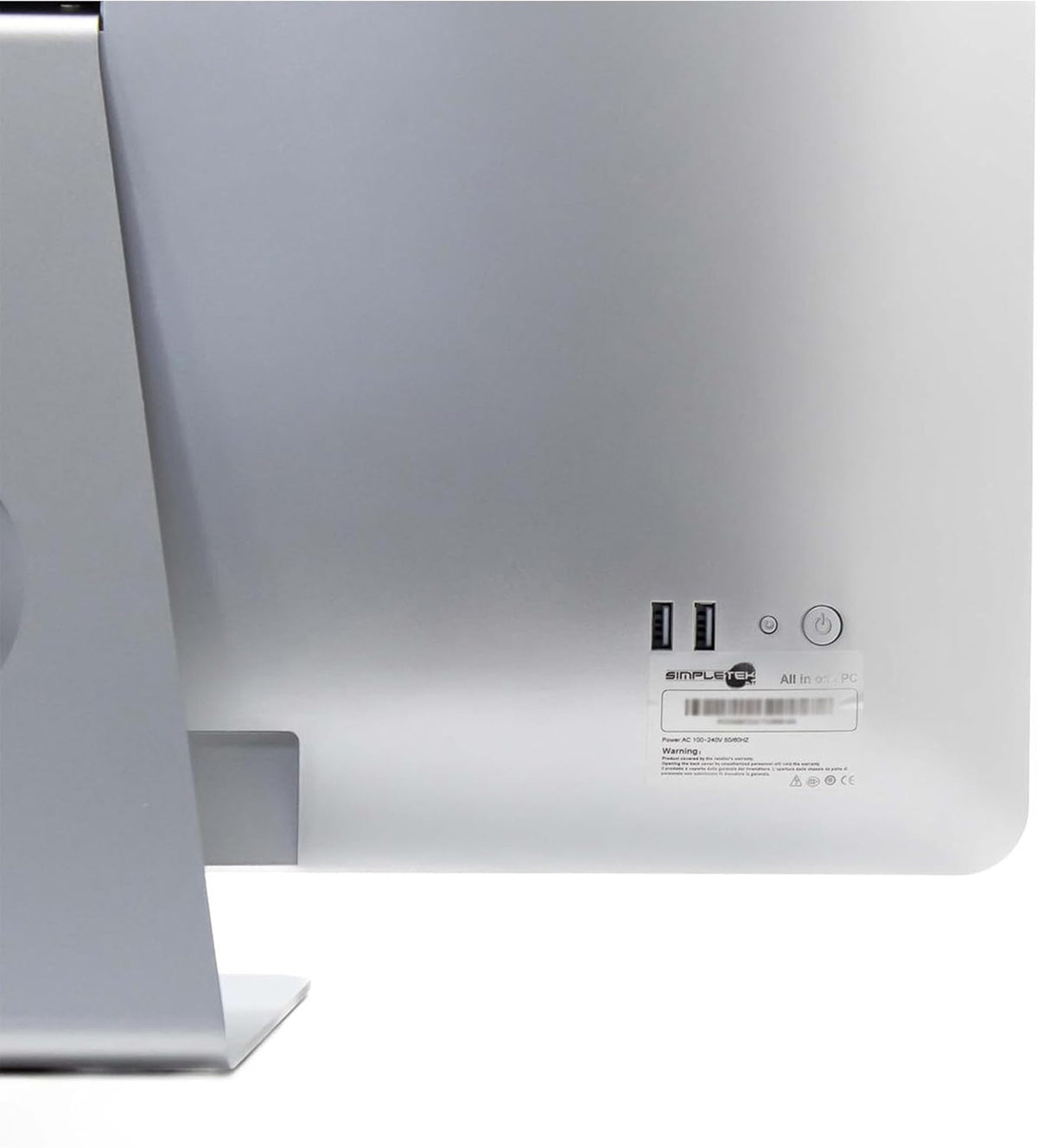 SIMPLETEK - All in One AIO 24" FHD pekskärm Windows 11 Pro CLR 8 GB RAM 240 GB SSD dator fast PC webbkamera POS fodral