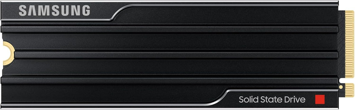 Samsung 9100 PRO Heatsink NVMe M.2 SSD, 1 TB, svart, MZ-VAP1T0CW