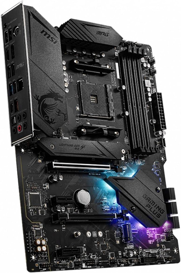 MSI MPG B550 Gaming Plus (ATX AMD AM4 DDR4 M.2 USB 3.2 Gen 2 HDMI ATX Gaming Moderkort AMD Ryzen™ 5000-processorer