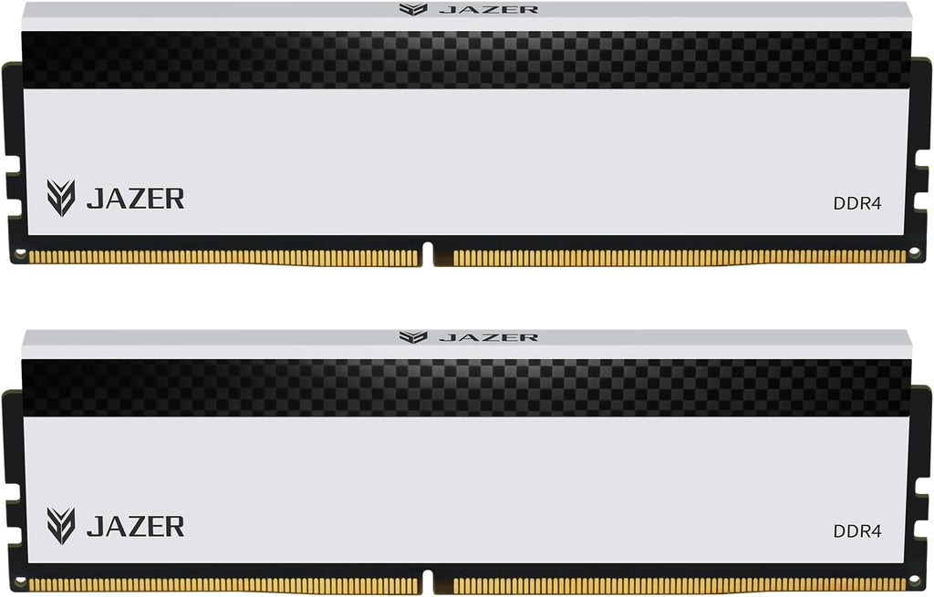 JAZER DDR4 RAM 32GB (2x16GB) 3200MHz CL18, XMP 2.0 Övertaktning, 1.35V UDIMM Desktop-minne, högpresterande gaming-arbetarminne