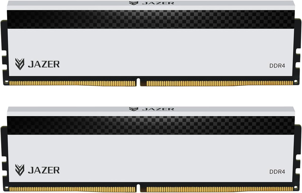 JAZER DDR4 RAM 32GB (2x16GB) 3200MHz CL18, XMP 2.0 Övertaktning, 1.35V UDIMM Desktop-minne, högpresterande gaming-arbetarminne