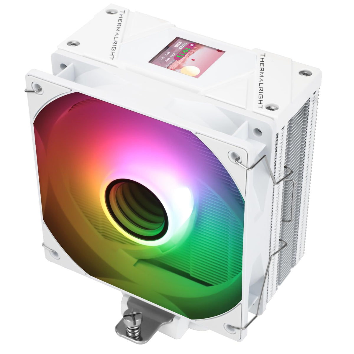TR Assassin Spirit 120 EVO CPU-kylare, svart 120 mm PWM tyst fläkt, ARGB CPU Air Cooler, AGHP 4:e teknik, stöder Intel lga1700/1150/1151/1200, AMD AM4 AM5, guldkylare