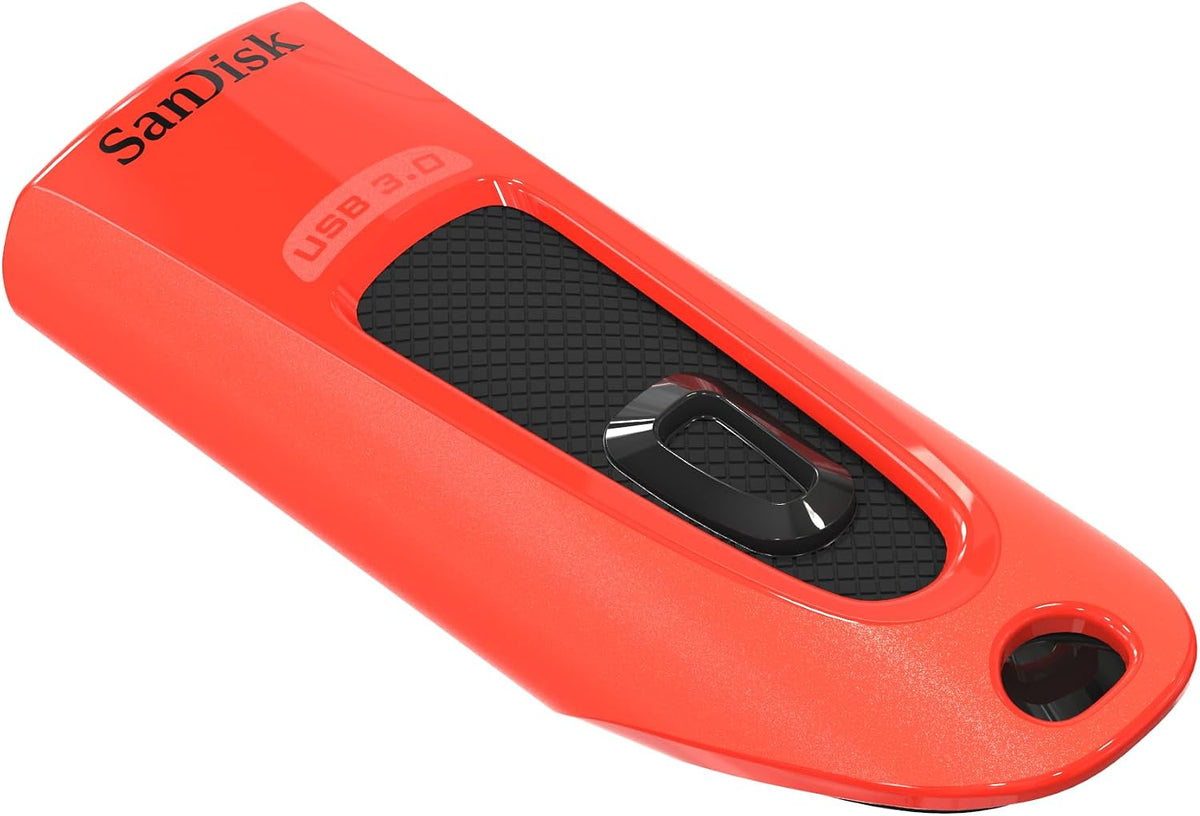 SanDisk Ultra 128 GB, USB 3.0 flash drive, with up to 130 MB/s read speed, Black