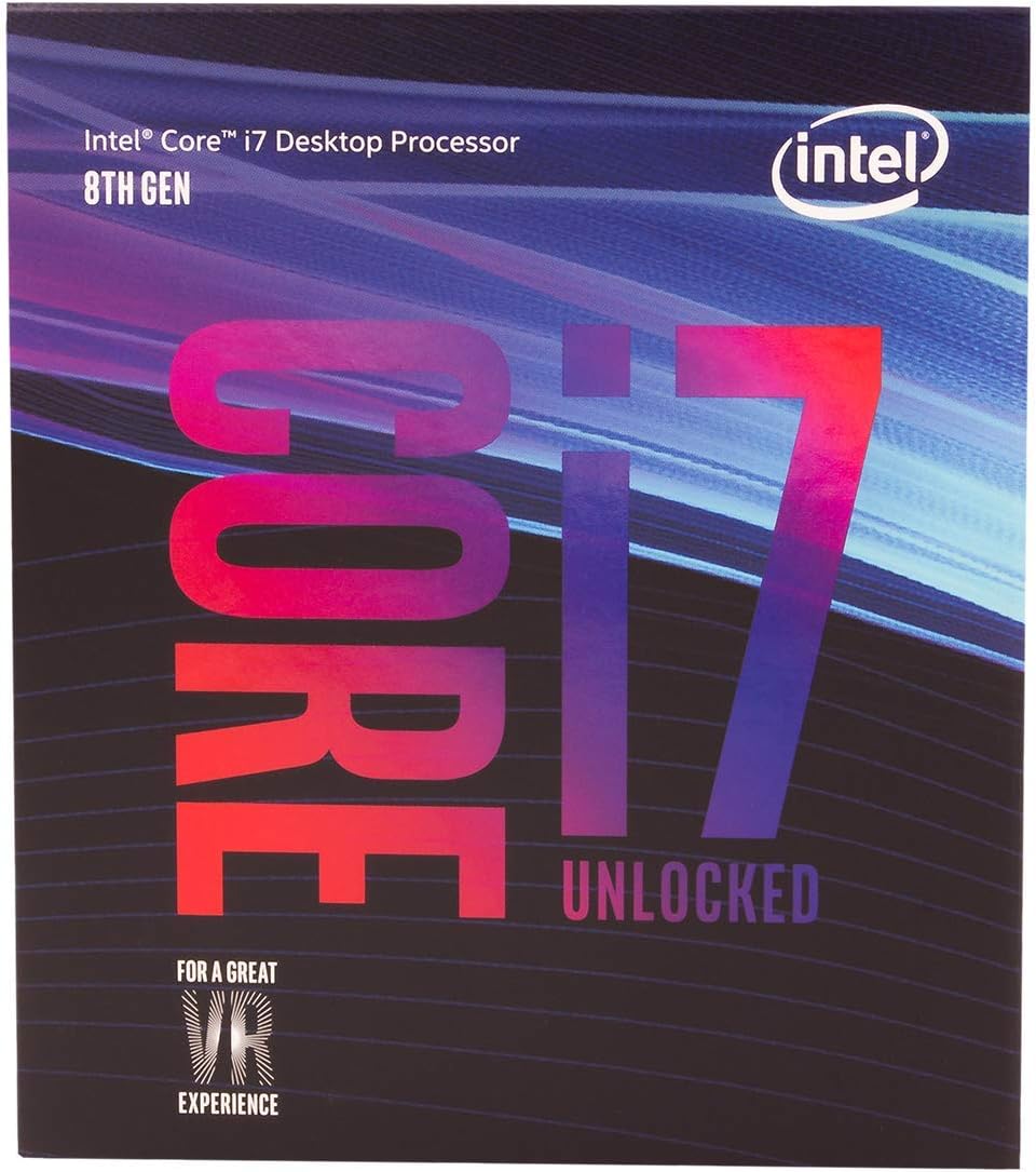 Intel Core i7-8700K processor (12 MB cache, upp till 6 kärnor, 3,70 GHz)