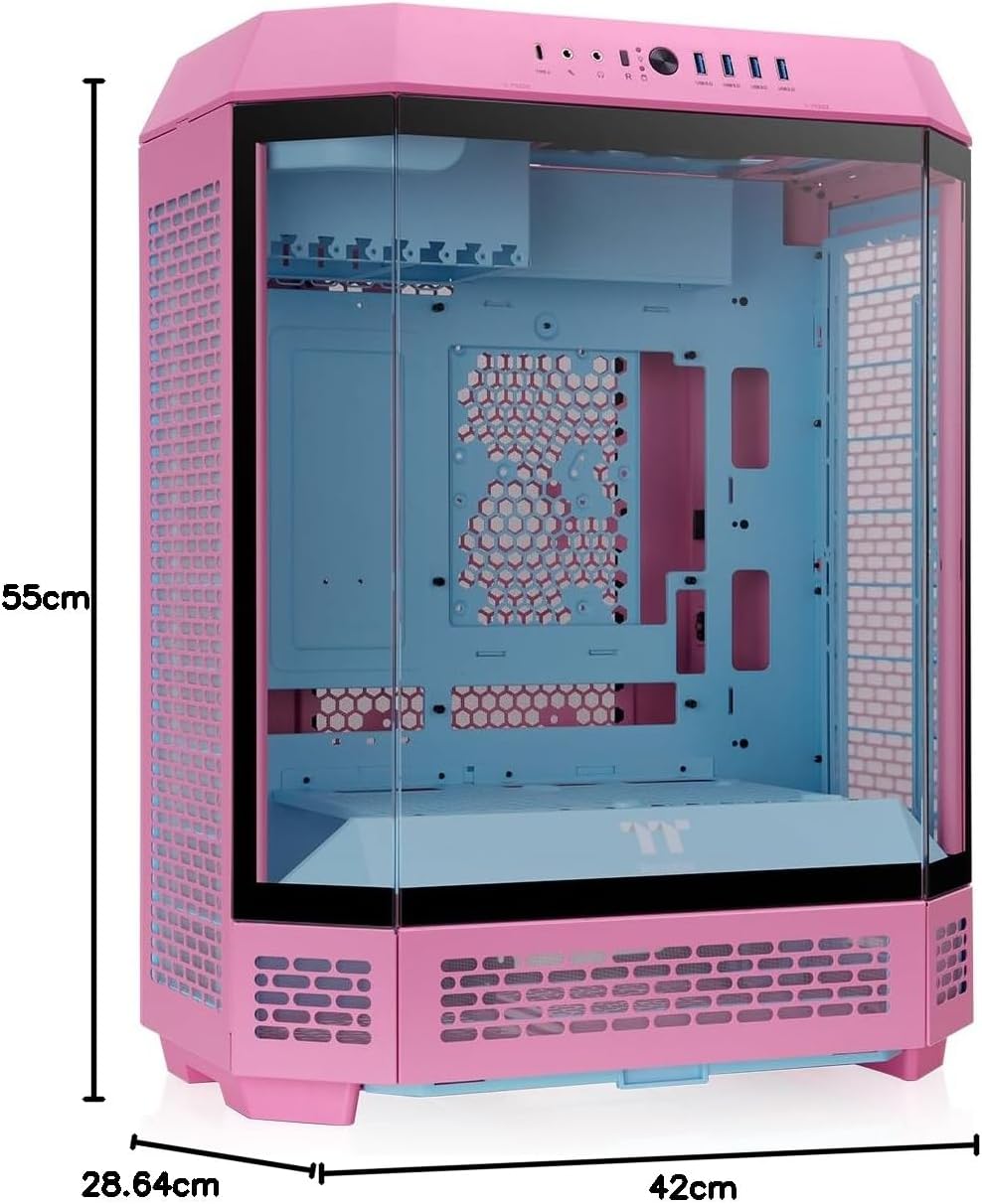 Thermaltake The Tower 600 Mid Tower Chassis | Hidden Connector | Gravel Sand