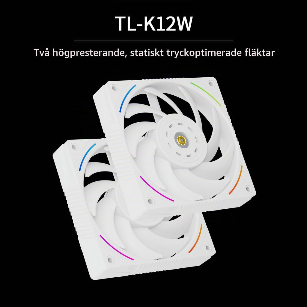 Thermalright TR Phantom Spirit 120SE ARGB CPU-kylare, 7 värmepipar CPU-kylare, Dubbel 120 mm TL-C12B-S V2 PWM-fläkt, AGHP 4.0 Teknologi, S-FDB-lager, för AMD AM4 AM5/Intel 1700/115X/1200/1851