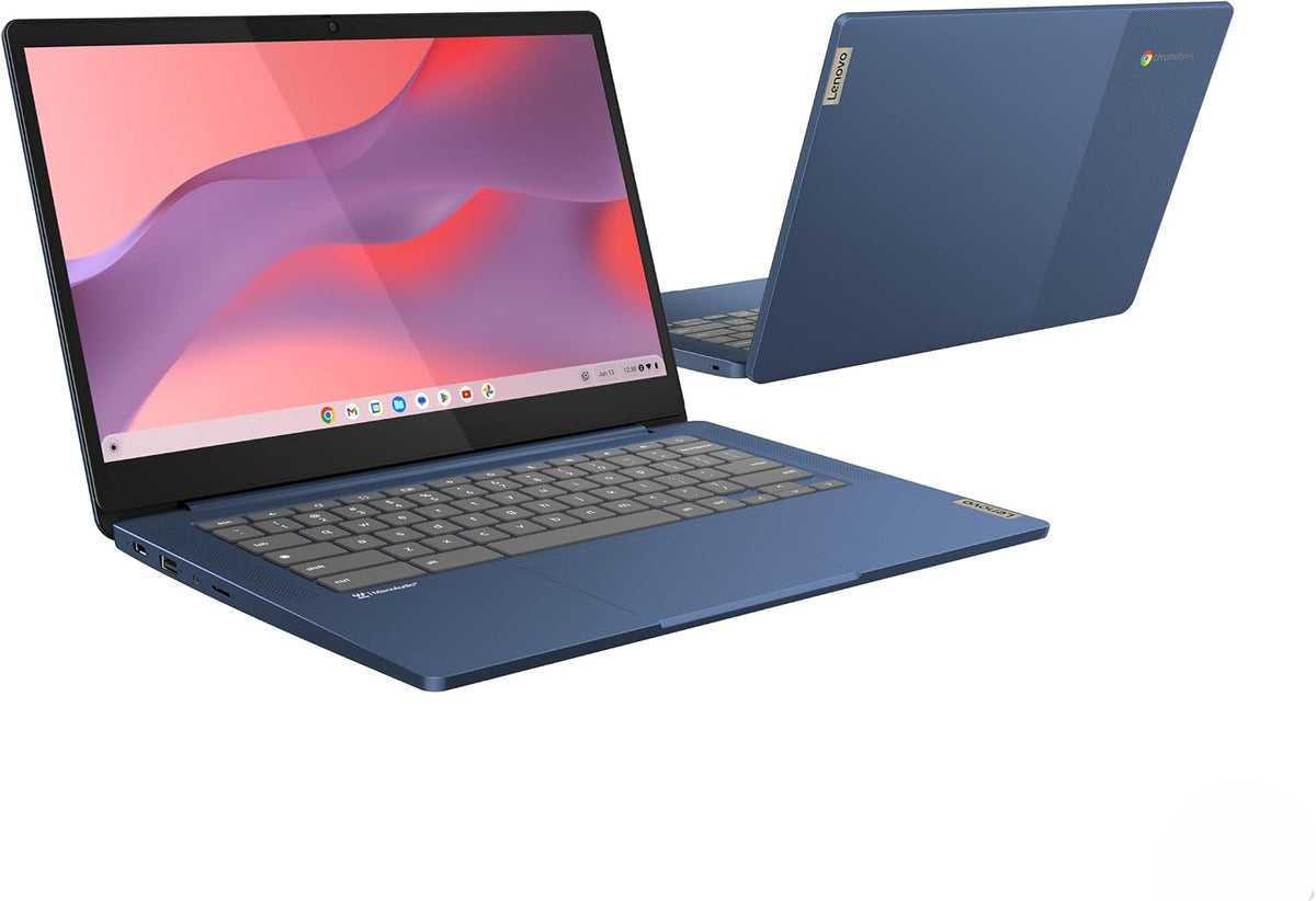 Lenovo Laptop 82XJ000WMX IdeaPad Slim 3 Chromebook - 15,6" FHD (1920x1080) | MediaTek Kompanio 520 | RAM 4GB | 128GB eMMC | ChromeOS | Nordiskt tangentbord - Arctic Grey