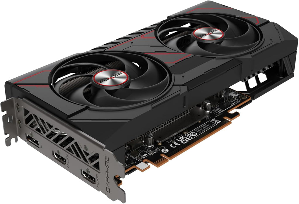 sapphire technology AMD Radeon RX 9060 XT Gaming OC 16GB Dual HDMI-DP grafikkort