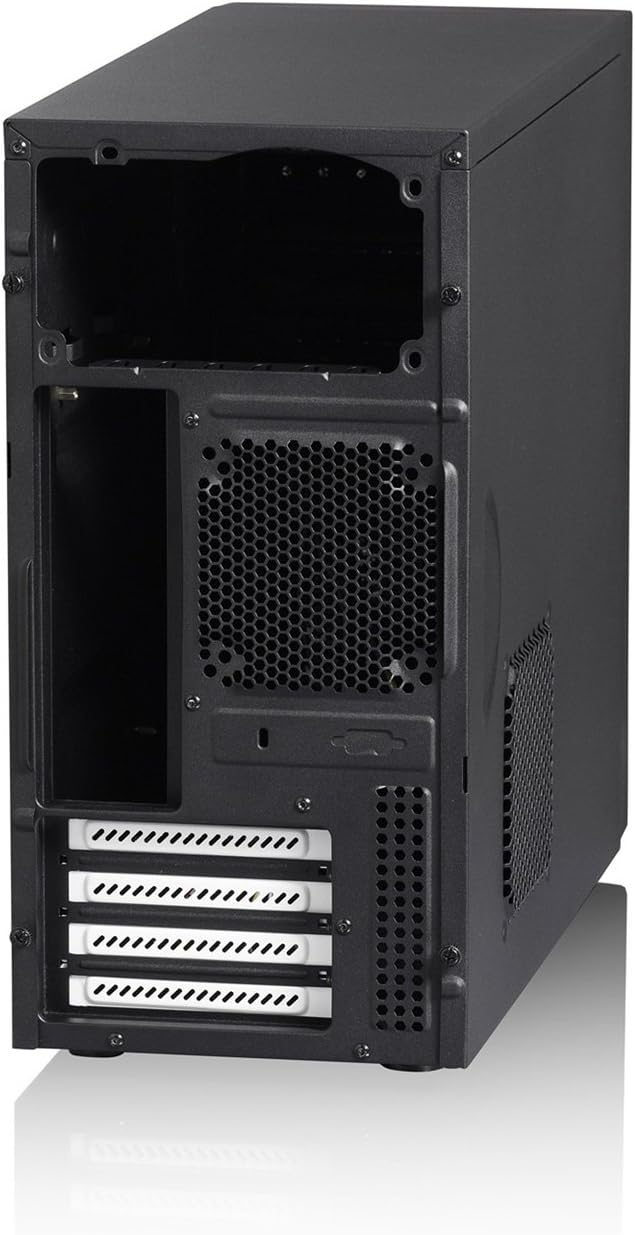 Fractal Design Core 1100 - mATX - 1x 120mm Silent Fläkt ingår - Borstad Aluminium - Svart