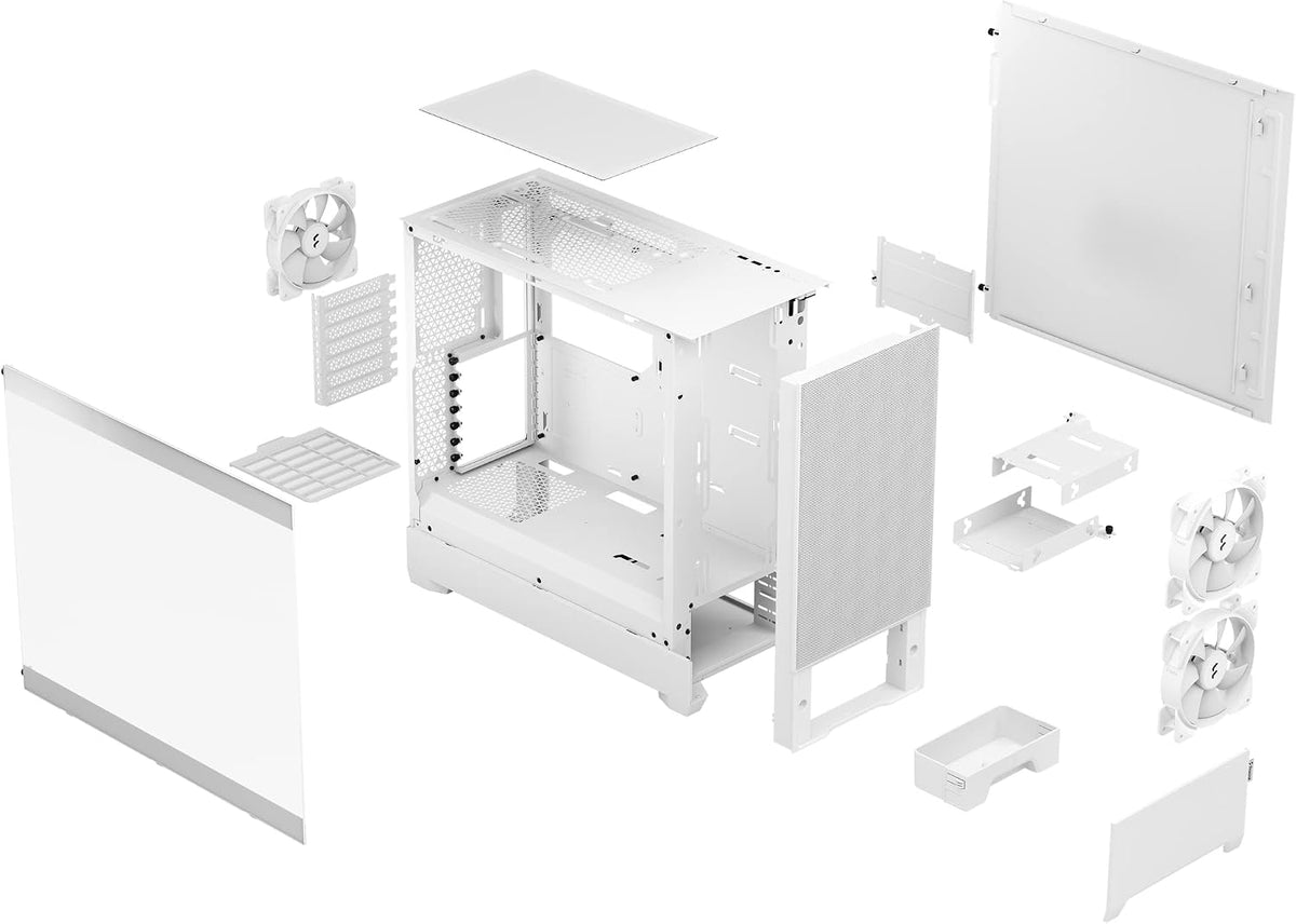 Fractal Design Pop Mini Silent FD-C-POS1M-01 Datorchassi, Svart, 432 x 215 x 393 mm