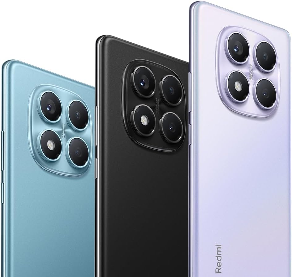 Xiaomi Redmi Note 14 5G Smartphone, 8+256 GB, lila, 108 MP AI-kamerasystem, 5 500 mAh batteri, 120 Hz ögonvårdsdisplay, AI-funktioner (laddare ingår inte)